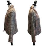 Vintage Y2K Tweed Blazer Jacket Lingenfelter Brill Pink Green Size XL Fringe Photo 2