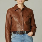 American Vintage Vintage Soft Leather Silver Buckle Belt Dark Brown waist 28-34 Photo 0