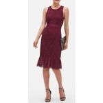 Banana Republic Factory Navy Lace Dress Size 2 Photo 1