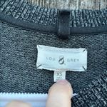 Lou & grey  Balloon Sleeve Sweatshirt Dress Black XS Photo 2