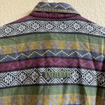 Vtg INCHARGE Aztec Southwest Western Button Shirt 100%‎ Cotton Mens Size S Small Photo 5