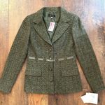 Rickie Freeman TERI JON two piece skirt suit, size 2, NWT Green Photo 4