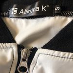 Allegra K  Blue White Ombre Casual Zip Up Lightweight Windbreaker Jacket Small Photo 8