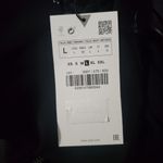 ZARA RUNWAY CROPPED FAUX WRAP FRONT PUFFY SLEEVE SILK BLOUSE SZ L Photo 8