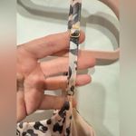 Hutch  Elsa Pink Black Animal Print Ruffle High-Low Wrap Dress size Large $395 Photo 12