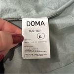 Doma Leather OOAK reworked moto Jacket, blu with animal print and back graphic S Black Photo 14