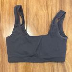 Garage Black Ribbed Women's Bralette Photo 0