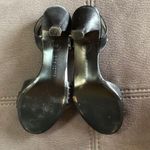 Liz Claiborne BlackSatinFabric Slingback Sandals 6 Photo 5