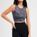 BuffBunny Meta Sports Bra in Black Quartz size Large Gray Photo 0