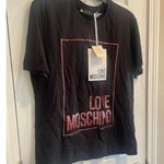 Love moschino Black Short Sleeved Tee, A73 Photo 2