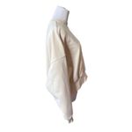 Adidas Feelcozy Essential Logo Sweatshirt 8 Cream Loose Fit Soft Sportswear Photo 2