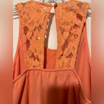 Gianni Bini  peach lace sleeveless dress size M Photo 5