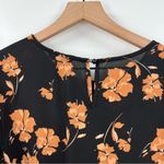 Mittoshop  Black Orange Floral Dress Photo 7