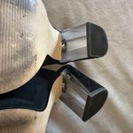 Nine West Classic Black Suede Mules Photo 5