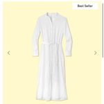 Summersalt  The Effortless Shirtdress Cover-Up Sz Large White NEW no belt‎ Photo 1