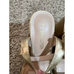 Dream Paris DREAM PAIRS Women’s Chunky Block High Heels Ankle Strap ~ Gold ~ Size 8.5 Photo 5