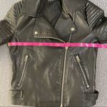 Top Shop Faux Leather Jacket Photo 14
