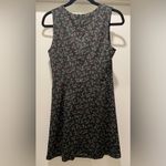 VTG 90s VOLTAGE Black & Pink Mini Floral Print Sleeveless Shift Dress Photo 13