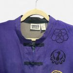 Rare Chico’s Silk Kimono Top Purple Printed Boho Chic Eclectic Size 2 Photo 7