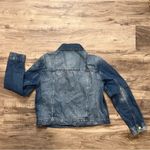 Michael Michael Kors Women's Denim Gold Button Jacket Size Large SKU#C24390 Photo 6