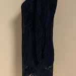 Laundry by Shelli Segal 🛍️ Black Mid Sleeve Lace Mini Dress Size 2 Photo 6