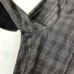 KENNETH COLE NEW YORK Black White Glen Plaid Pleated High Waisted Skinny Pants Size 16 Photo 4