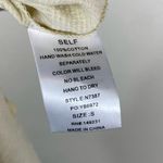 Kori  America Ivory Textured Ruffled Button Accent Tank Top Photo 4