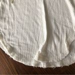 William Rast  lace up waffle top 3/4 sleeve Photo 1