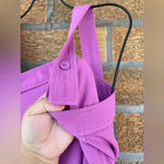 Everlane  Magenta Japanese GoWeave Picnic Button Front Dress size 4 Photo 6