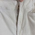 Anthropologie Maeve The Colette Wide Leg Corduroy‎ Pants in Cream Size 34 Tall Photo 5