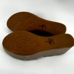 Kork-Ease Ava 2.0 Wedge High Heel Ankle Strap Metallic Leather Soft Gold Gray 7M Photo 6