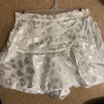 The Pants Store White Satin Skort Photo 1