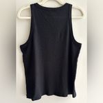 Madewell Highneck Black Tank Top, Casual Basic Layering Tank, Size Large Photo 11