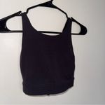 Storia Stori Black High Neck Sports Bra Crop Top criss cross back 4 XS-S Photo 1