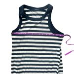 Elie Tahari  Navy and White Striped Maxi Dress Photo 3