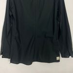 The North Face 1/2 Button Long Sleeve Black Top Size Large Photo 7