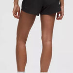 Lululemon Black  Speed Up Shorts Lined Tall Mid-Rise 4" size 6 Photo 1