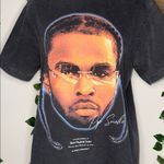 Pop Smoke Graphic Tee with FREE LARGE VINYL PRINT Meet The Woo Bundle Gray Photo 2