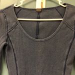 We The Free  Bandana‎ Cuff Thermal Top Black Women's Size  S small Photo 4