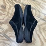 Clarks  Roseville Echo Slip On Clog Black Suede Womens 6.5 Support Comfort Photo 8