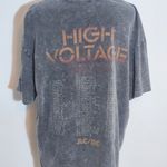 AC/DC  Gray Distressed T-Shirt Size Small/Medium Unisex ACDC Tee Photo 5