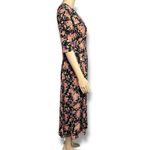 Paris Sport Club Vintage 90s Womens Prairie Floral Button Front Midi Shirt Dress Pink Size undefined Photo 2
