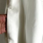 Lovers + Friends  Norrie Jumpsuit Deep V Neck Pleated Pockets Skinny White S Photo 2