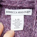 Rebecca Malone  Open‎ Front Knit Cardigan Sweater Size Large Photo 2