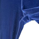 Athleta  Elation Velvet Cropped Leggings Women’s Size Medium Blue Scaro Yoga Photo 4