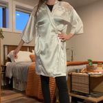 Vintage 90s Alexandra Nicole white sateen bridal robe 🔥 Size M Photo 3