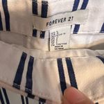 Forever 21 Blue And White Striped Skirt Photo 1