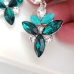 ZARA New!  Crystal Gems Post Earrings Photo 7