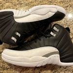 Jordan Air 12 Retros (GS) 7Y/Women 8.5 Black/Varsity Red-White Photo 0