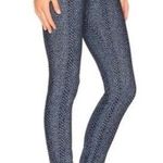 Revolve Superdown Darlene High Waisted Pants Blue Snake Size Medium Snakeskin Mob Wife Photo 1